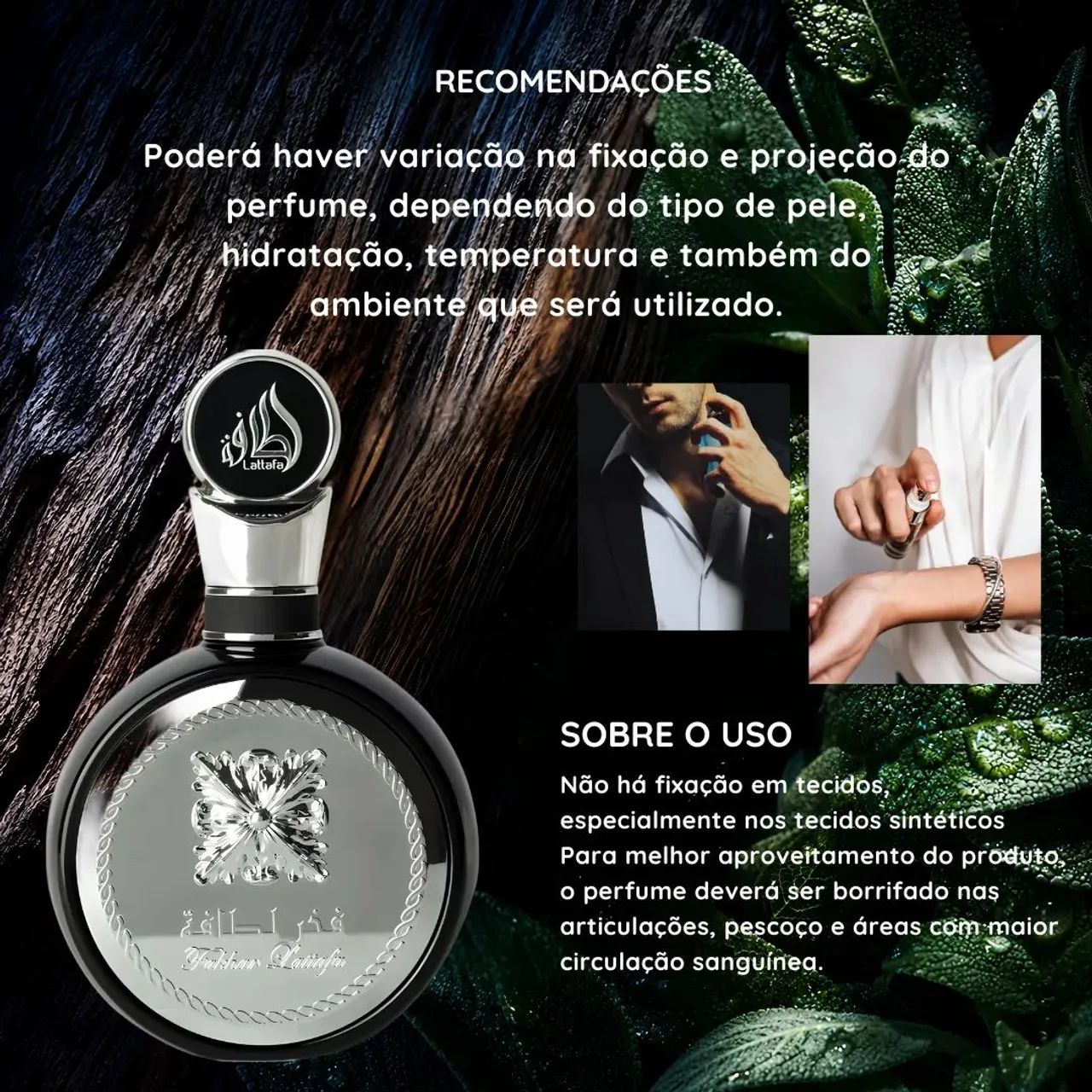 Perfume Árabe Lattafa Fakhar Black 100ml - Foto 2