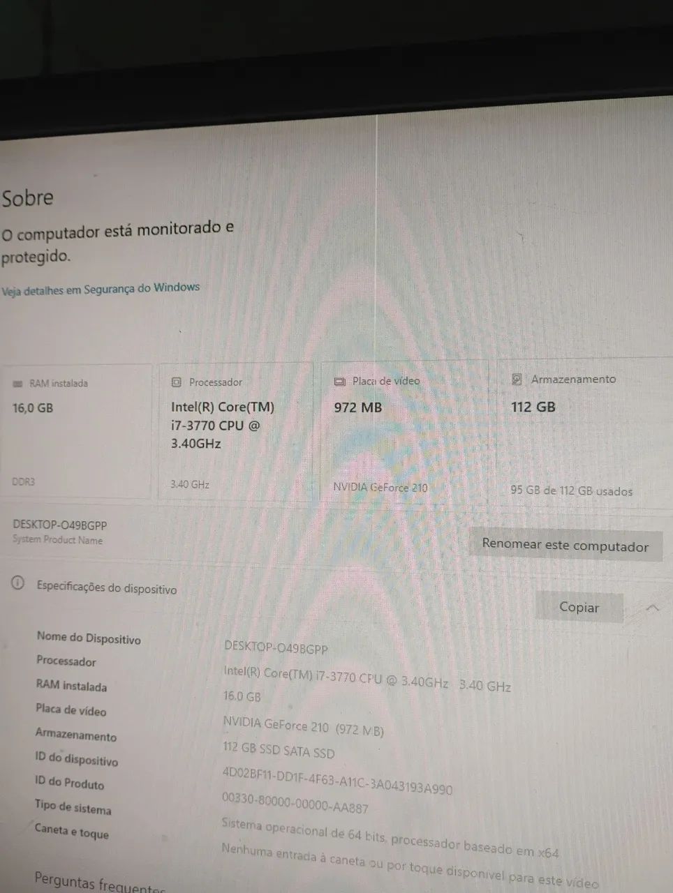 CPU i7 perfeito funcionamento..top leia a descrição  - Foto 2