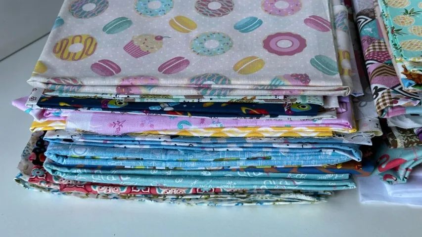 Lote de Tecidos estampado tricoline, 100% algodão #1 - Foto 4