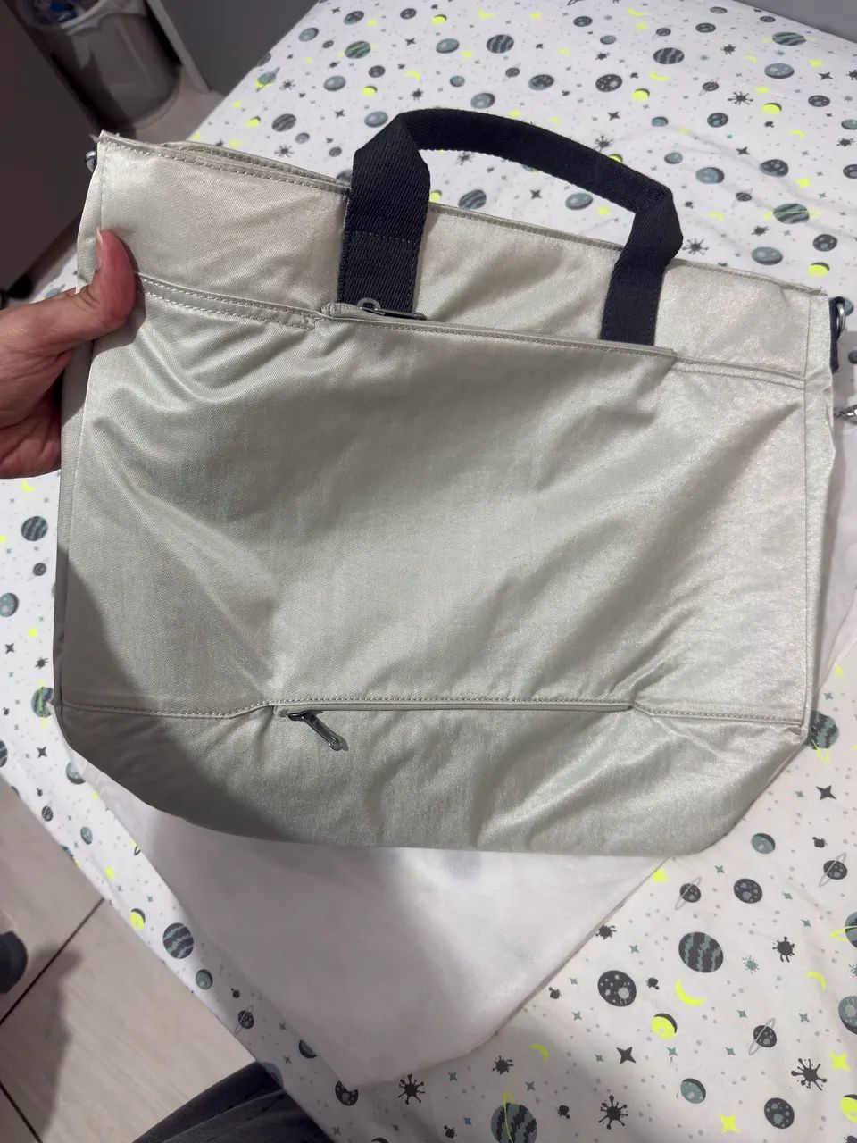 Bolsa Kipling Miho prata - Foto 4