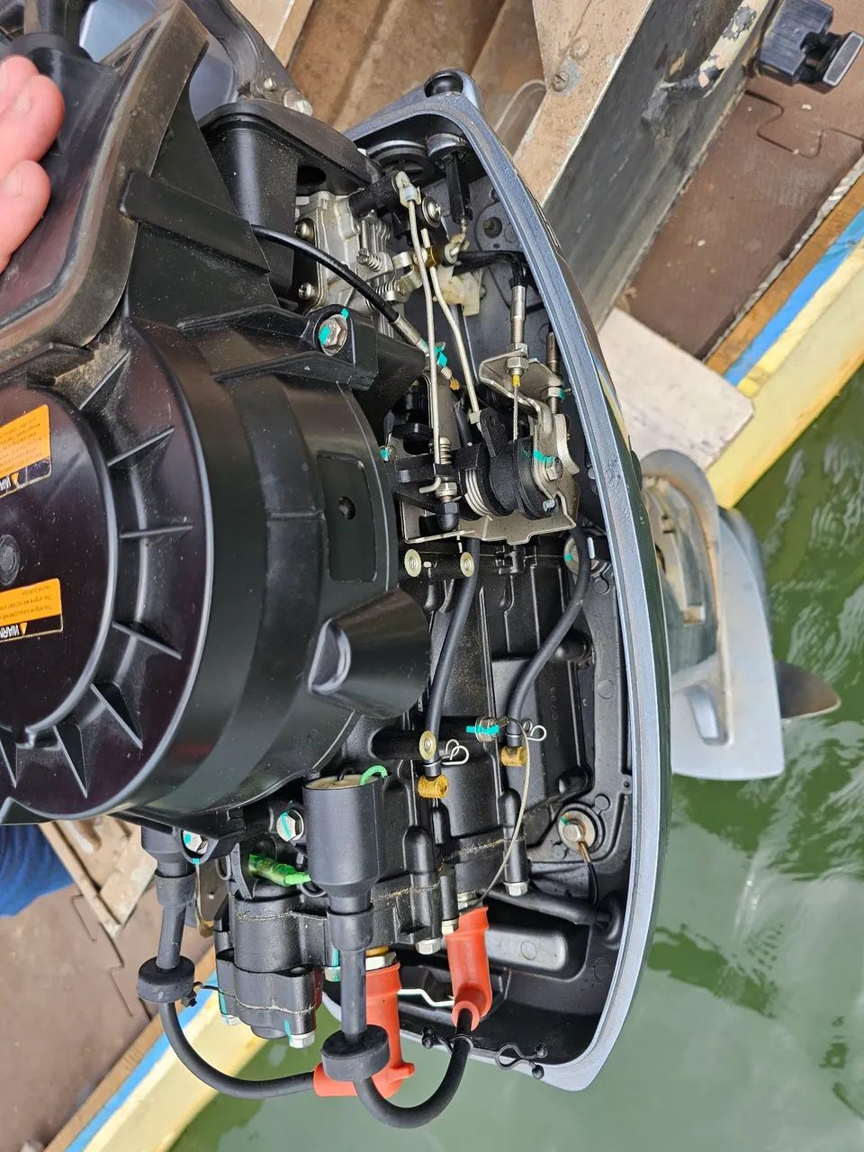 Bote / Barco de alumínio 4,50 - Motor HIDEA 15HP em estado de zero - Foto 7