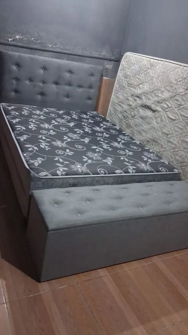 CAMA BOX COM O COLCHÃO ACOPLADO DIRETO DA FÁBRICA  - Foto 3