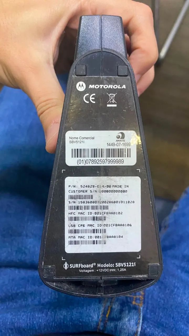 Cable Modem Motorola SURFboard SBV5121i - Usado - Foto 4