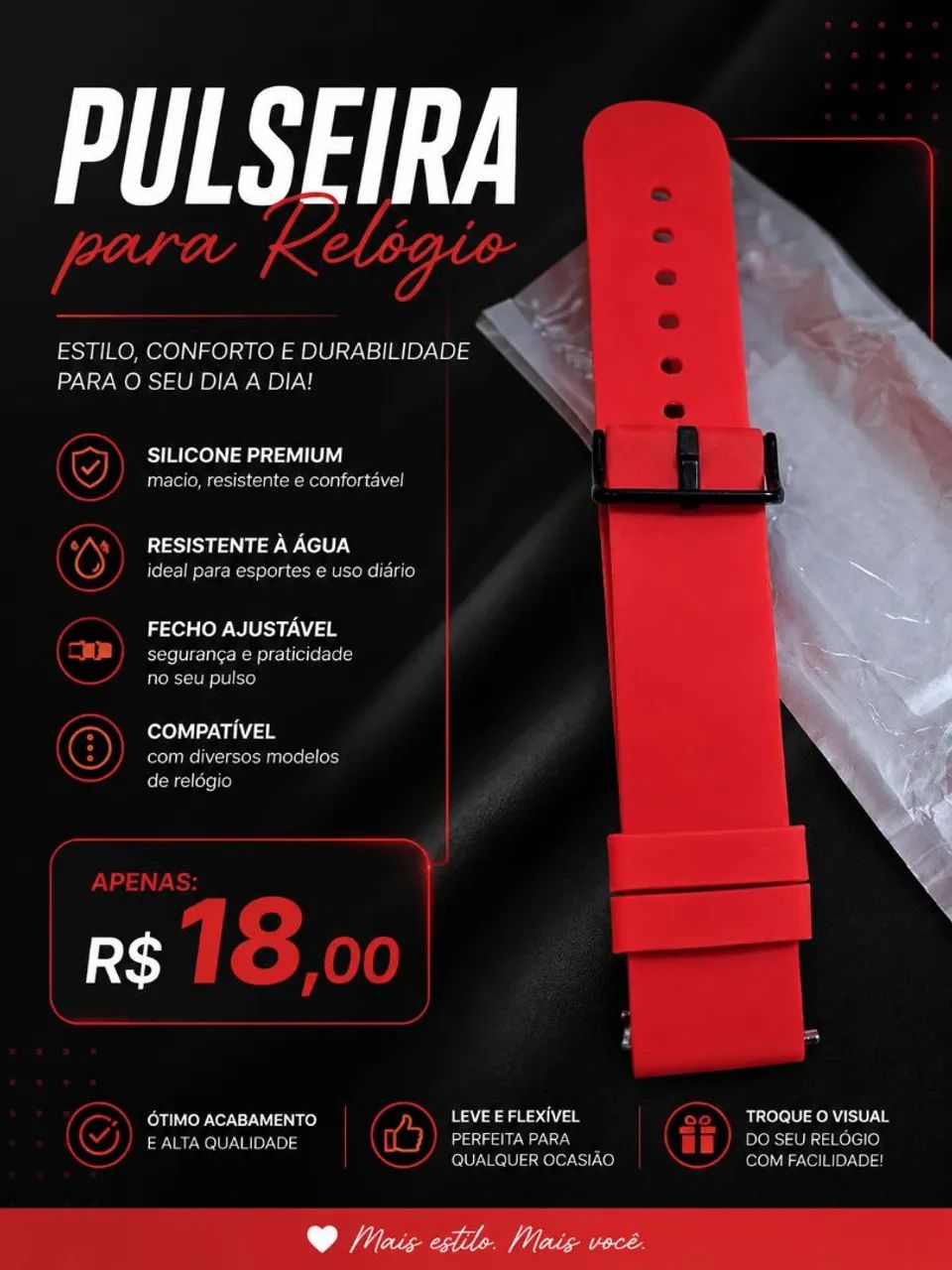 PULSEIRA RELÓGIO 