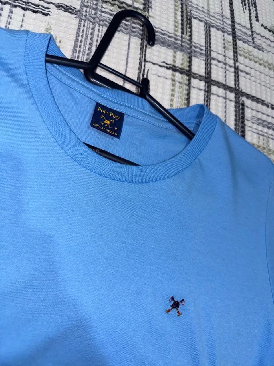 Camiseta da marca Polo azul, ORIGINAL  - Foto 2