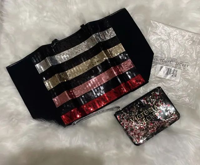 BOLSA  TOTE E NECESSAIRE VICTÓRIA SECRET  HOJE 07/08 R$180 - Foto 2
