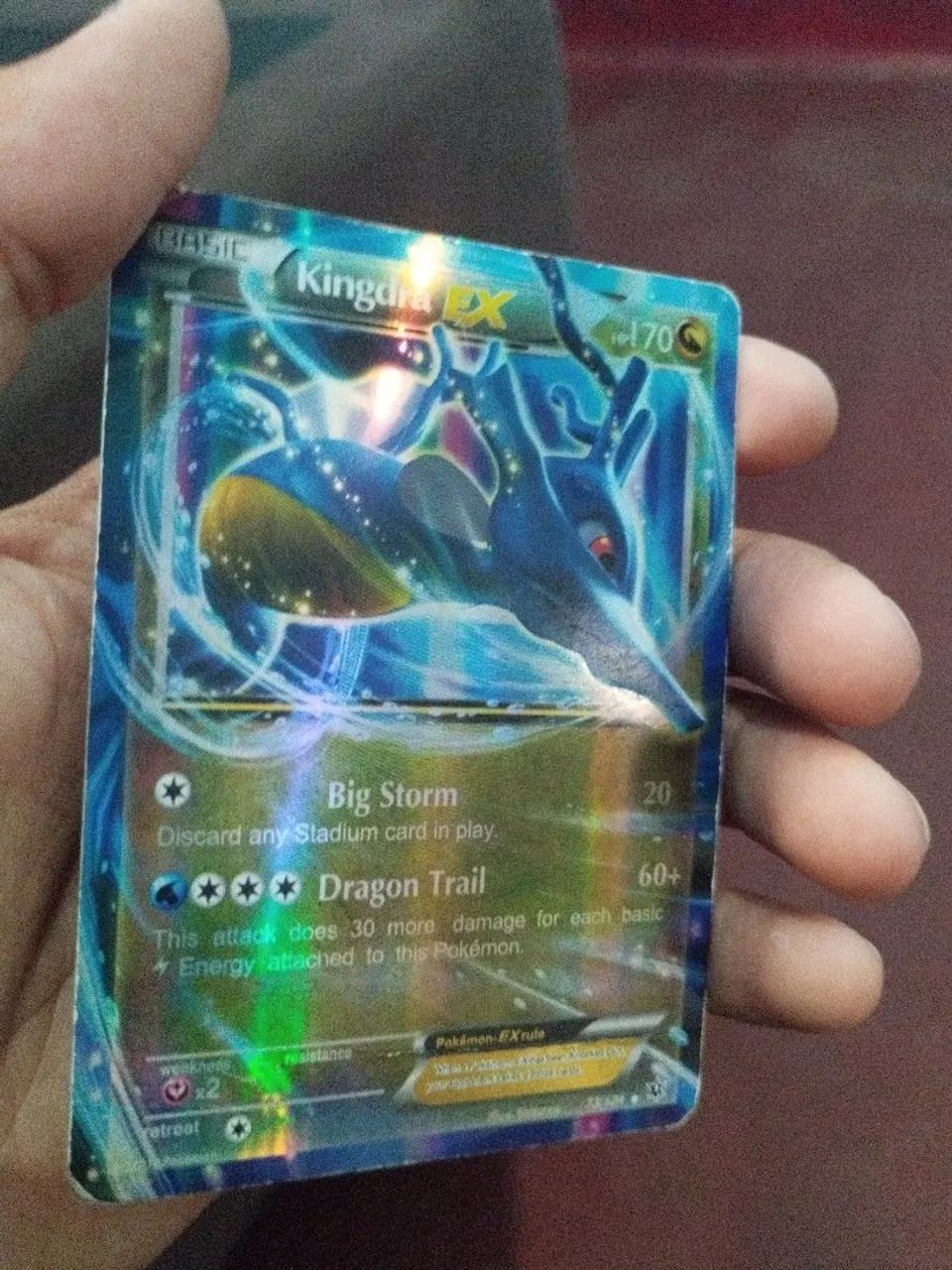 Cartas de Pokémon ( usada , produto não original )