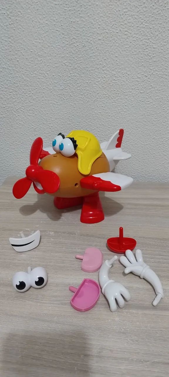 Sra. Cabeça de batata - avião divertido - original - Foto 3