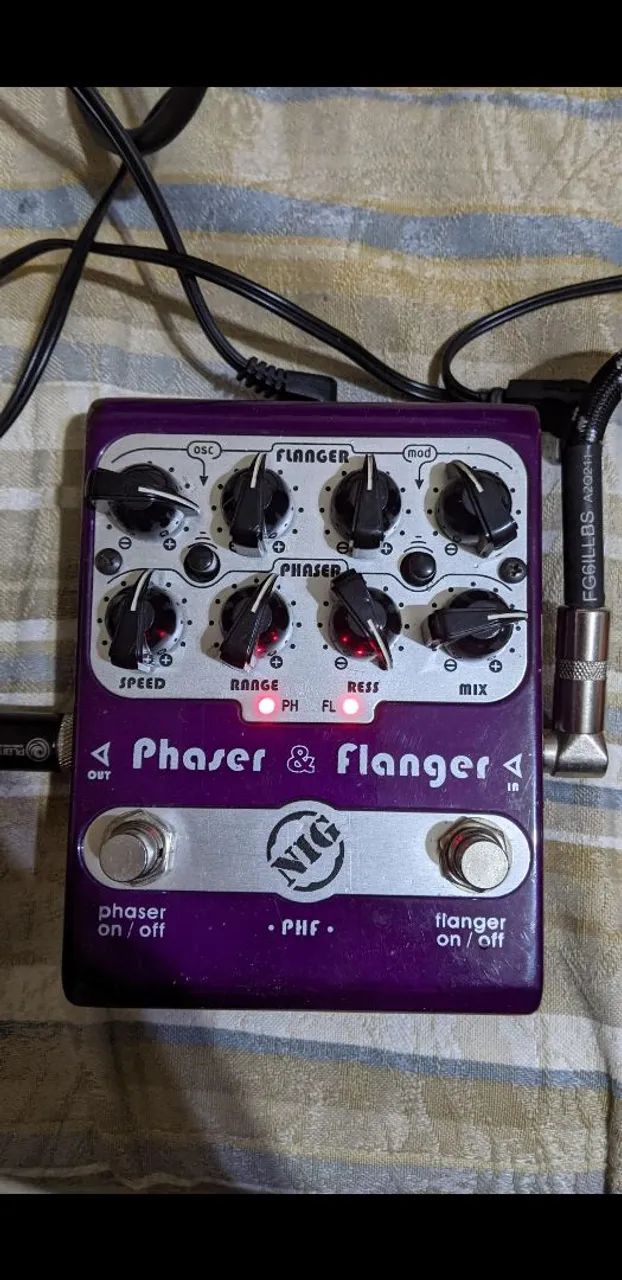 Pedal de Phaser e Flanger NIG - Guitarra