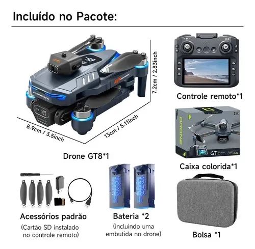 Controle de drone GT8 pro max 