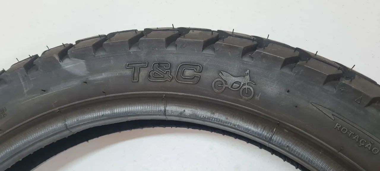 Pneu technic T&C 110/80-18 zerado. Menos de 100km rodado - Foto 4