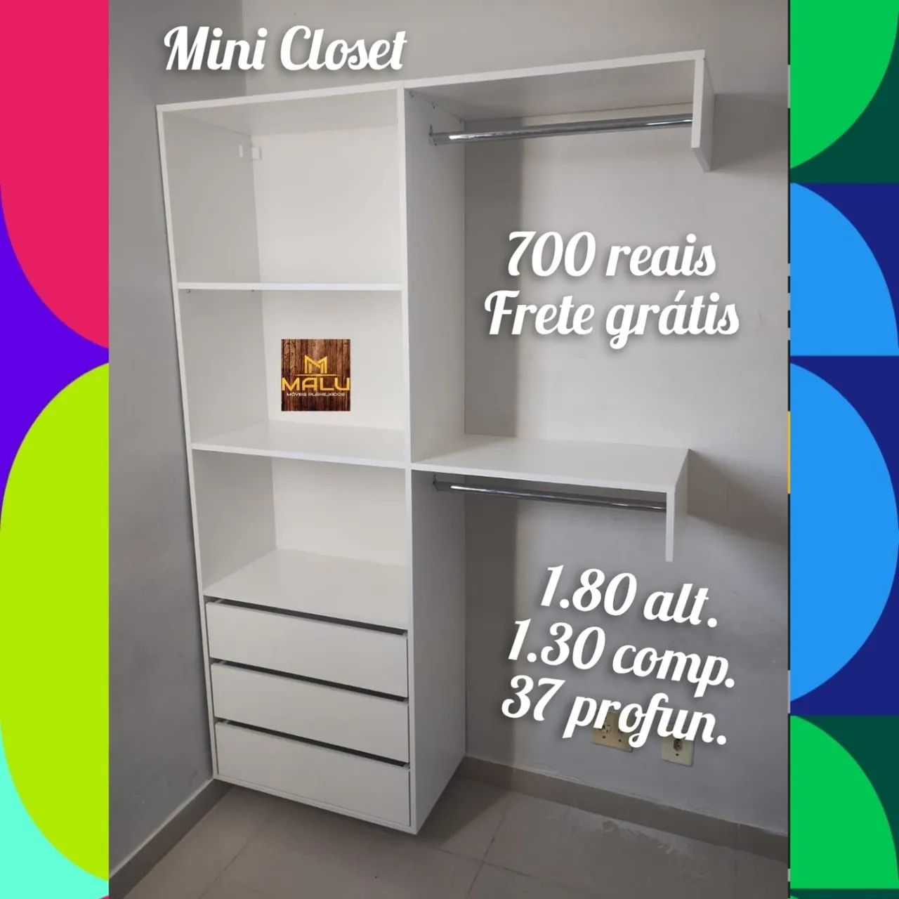 Promoção mini closet 