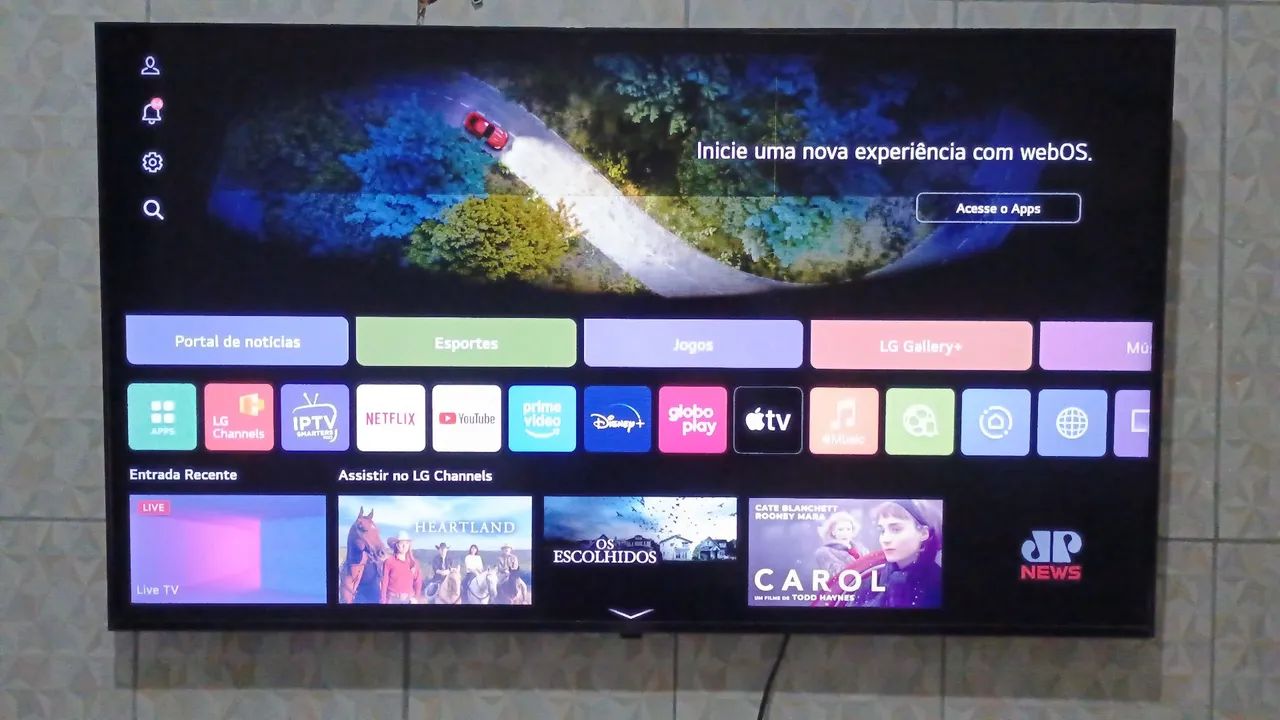 Leia o anúncio Tv LG 50 polegadas smart 4k Alexa comando de voz Bluetooth 