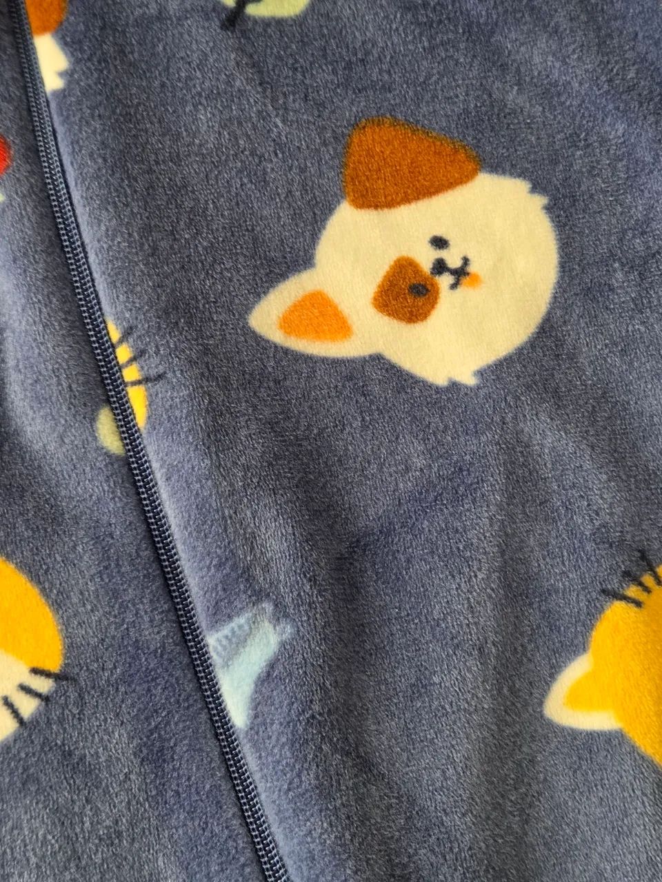 Macacão plush outuno inverno teddy boom 6 a 9 m - Foto 2