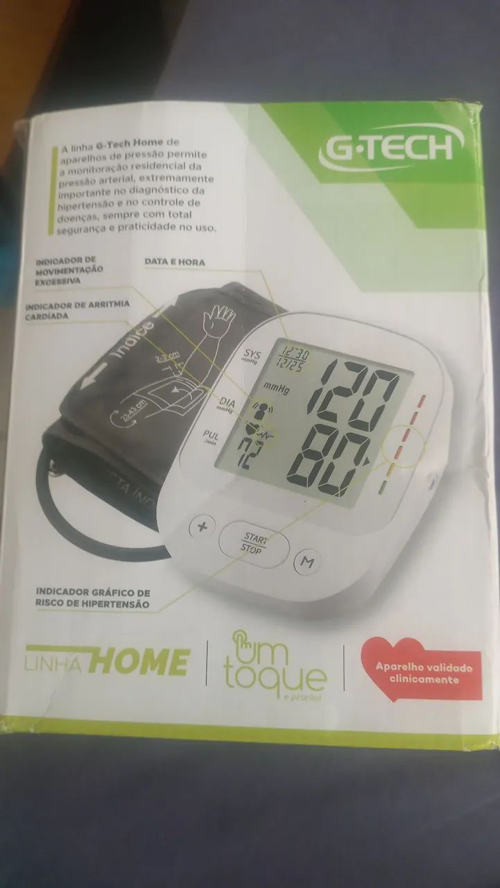 APARELHO MEDIDOR DE PRESSÃO GTECH LA800