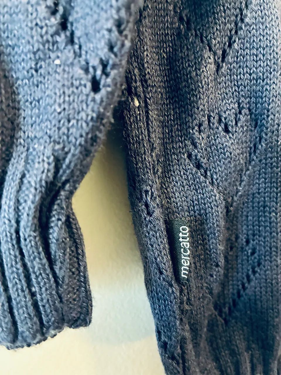 Cardigan Mercatto Azul Corações P - Foto 2