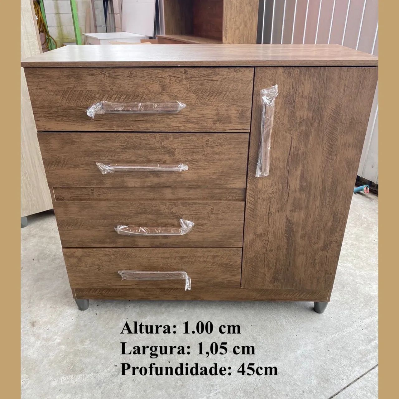 Cômoda marrom - entrego hoje 