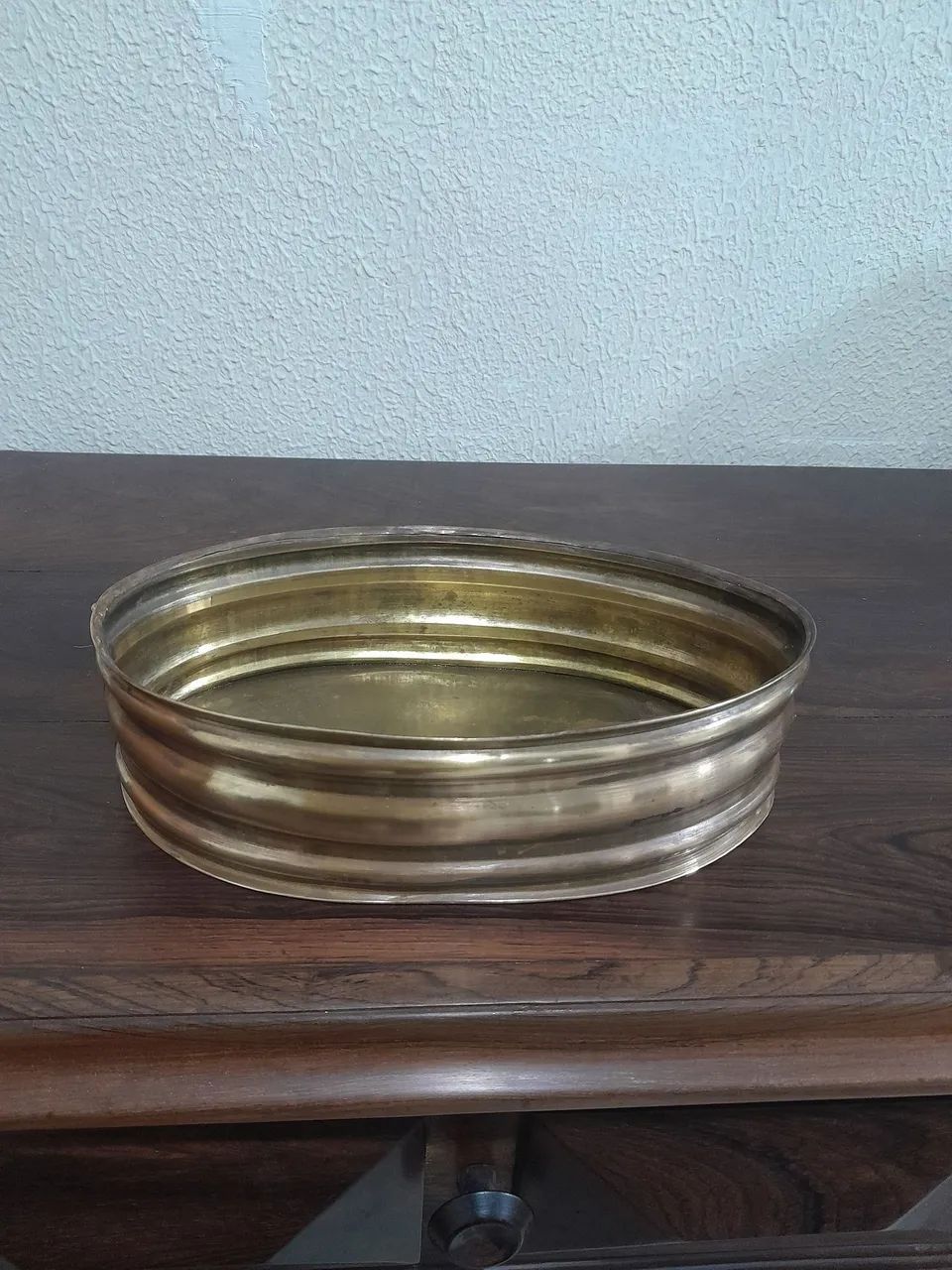 Cachepot oval em latão  - Foto 3