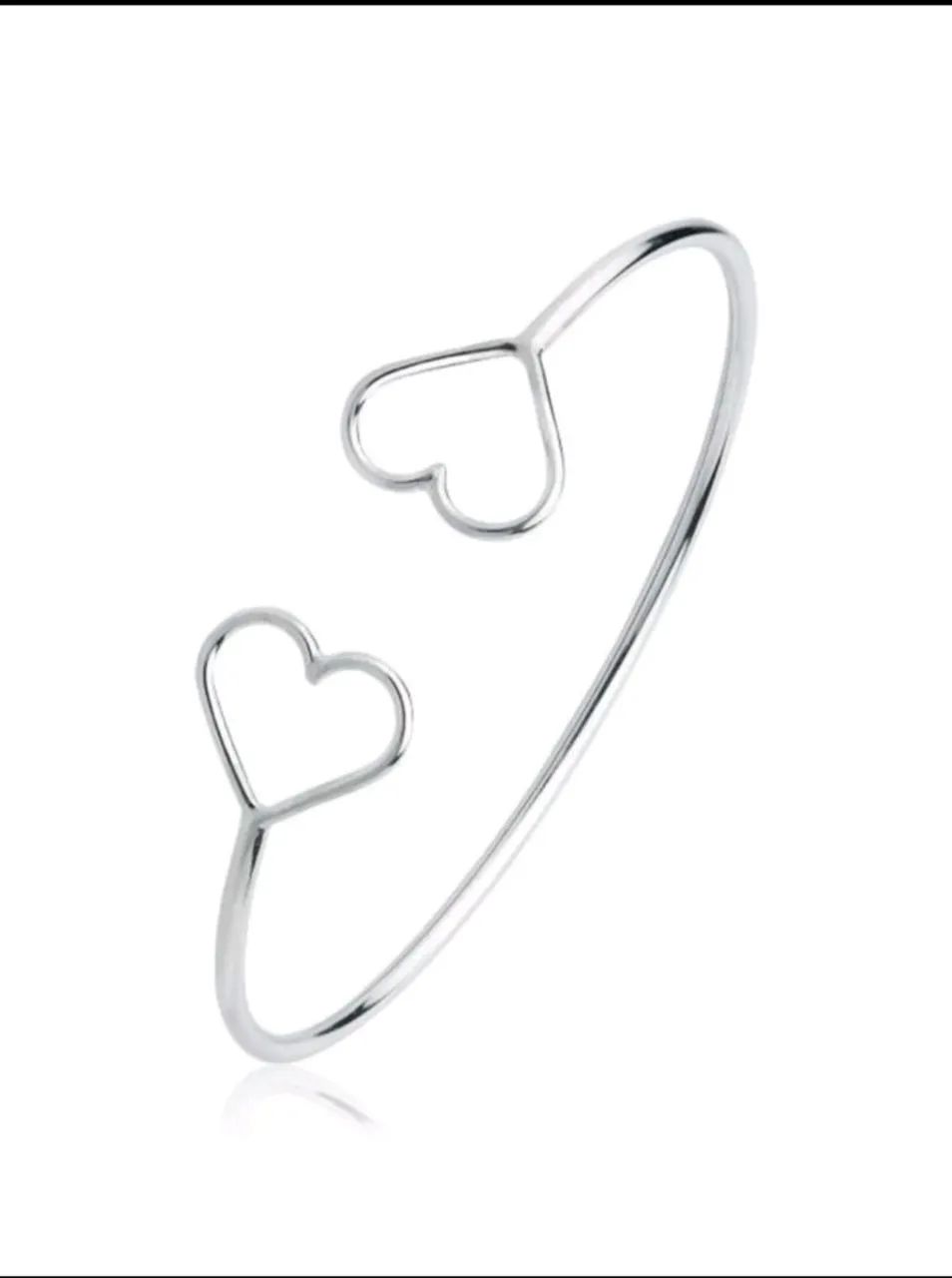 Pulseira Prata coração  - Foto 2
