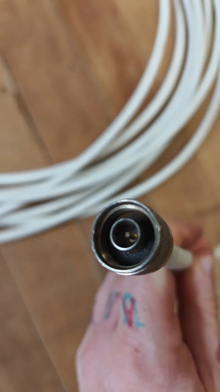 Cabo Coaxial RGC-213 15m Datalink Conector N Macho Celular - Foto 2