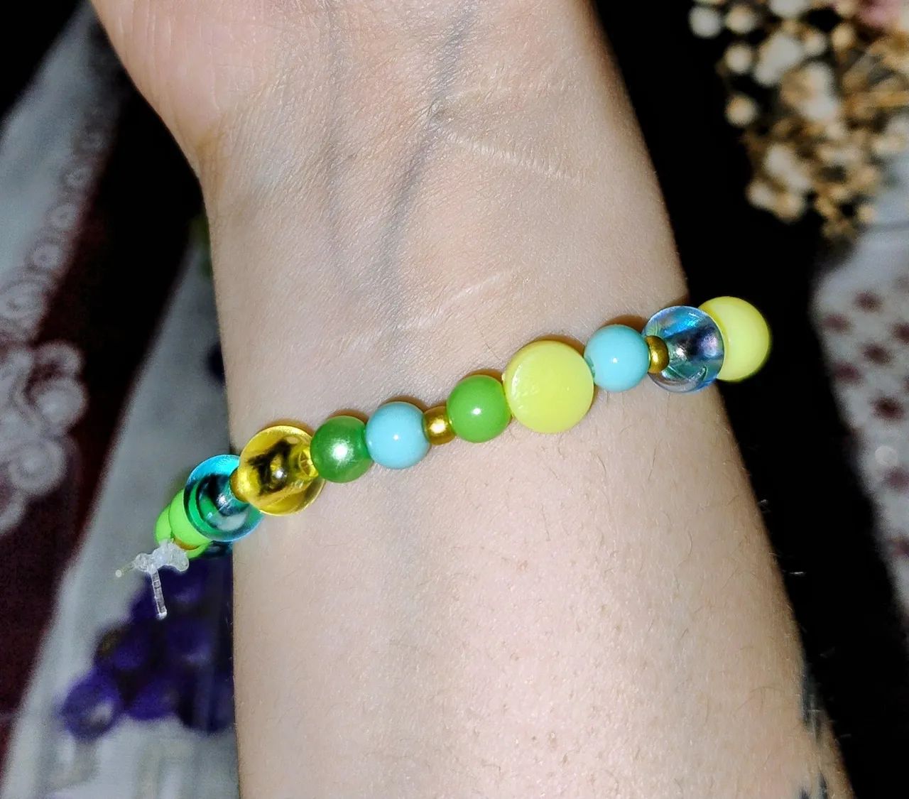 pulseira artesanal de miçangas brasil - Foto 4