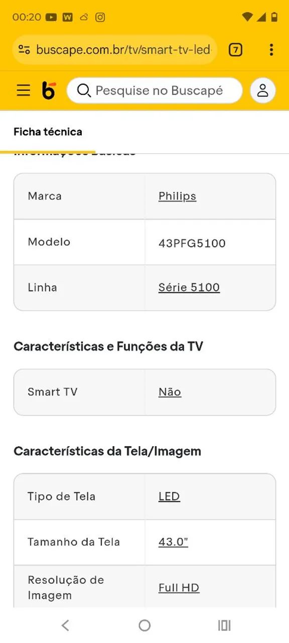 TV PHILIPS 43 POLEGADAS INTERNET , WI FI , YOUTUBE,  USADA , FUNCIONANDO PERFEITAMENTE. - Foto 5