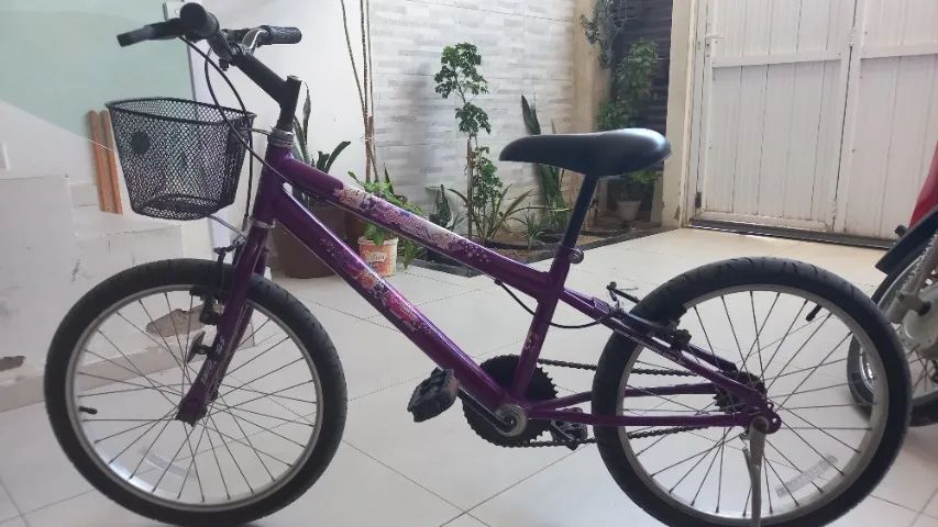 Bicicleta infantil Aro 20 Lilas - Foto 3