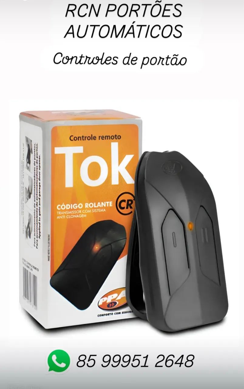 CONTROLES PARA PORTÃO AUTOMÁTICO 
