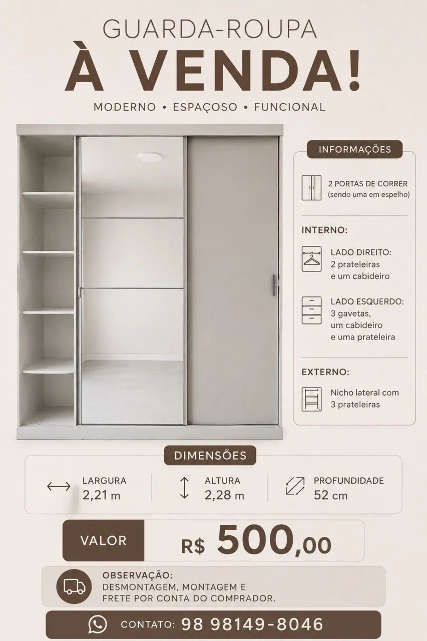 Guarda roupa  - Foto 2