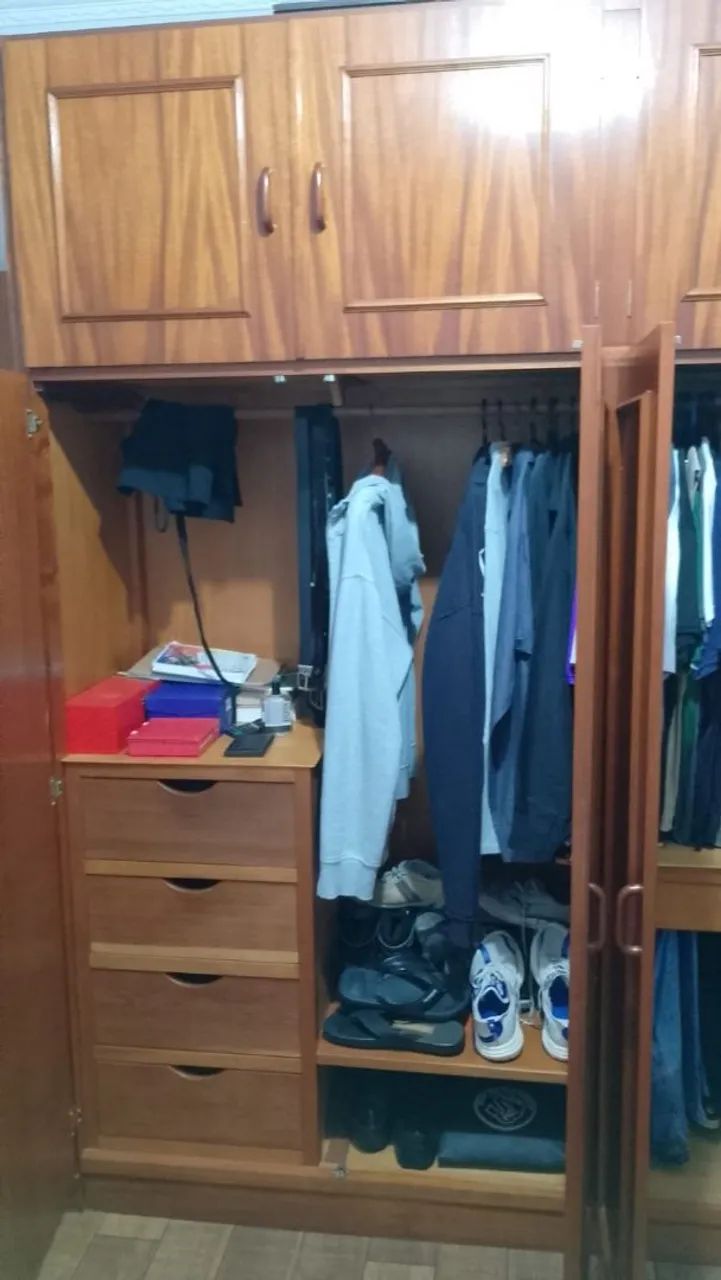 Jogo de quarto guarda roupa e cama - Foto 5