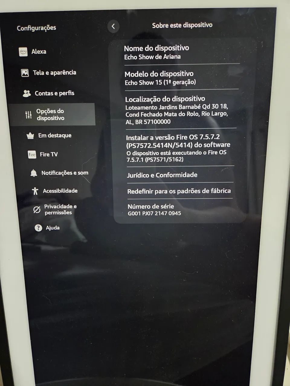 Echo Show 15 (1ª geração)