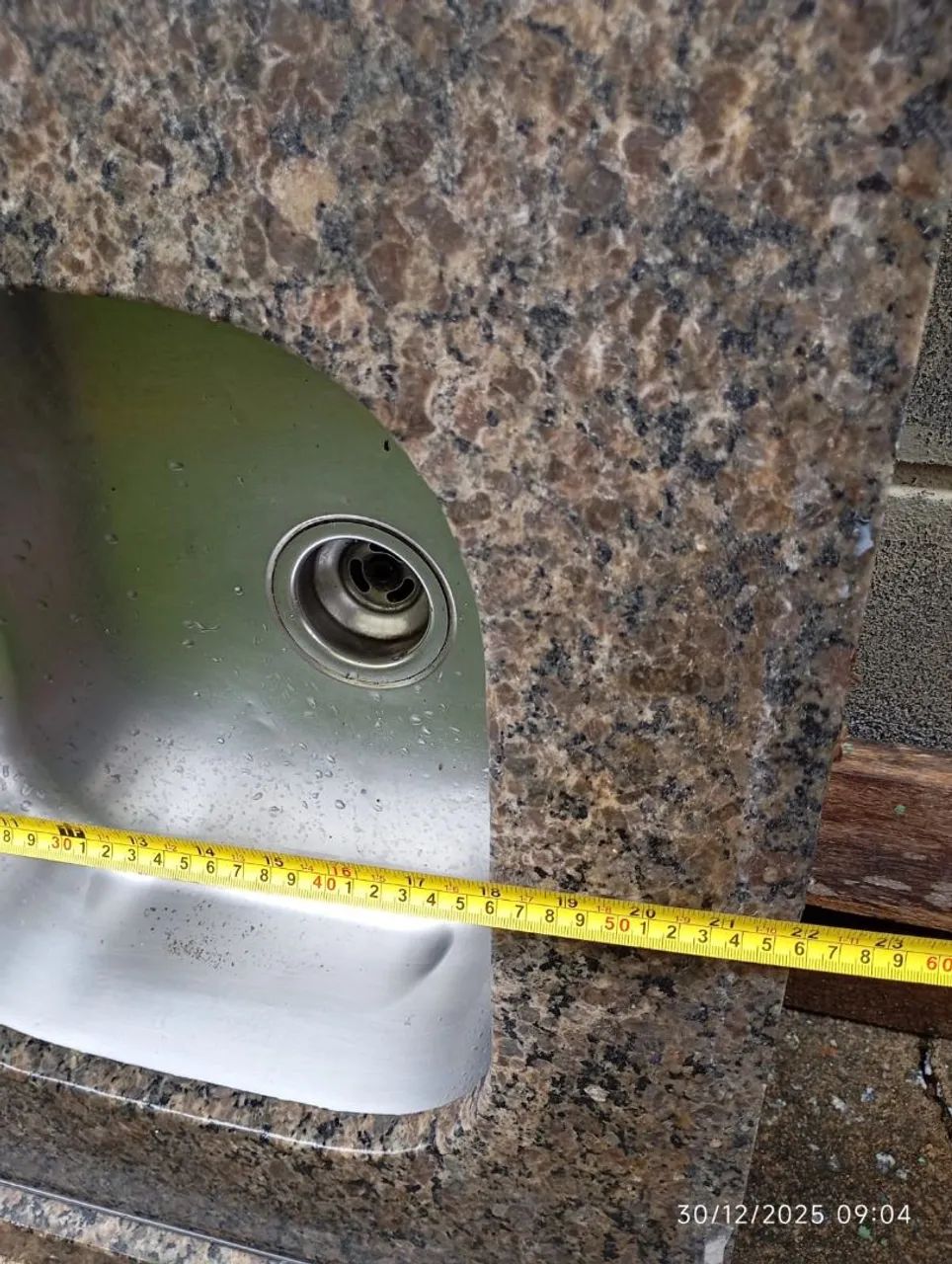 PIA EM GRANITO COM CUBA DE INOX  - Foto 2