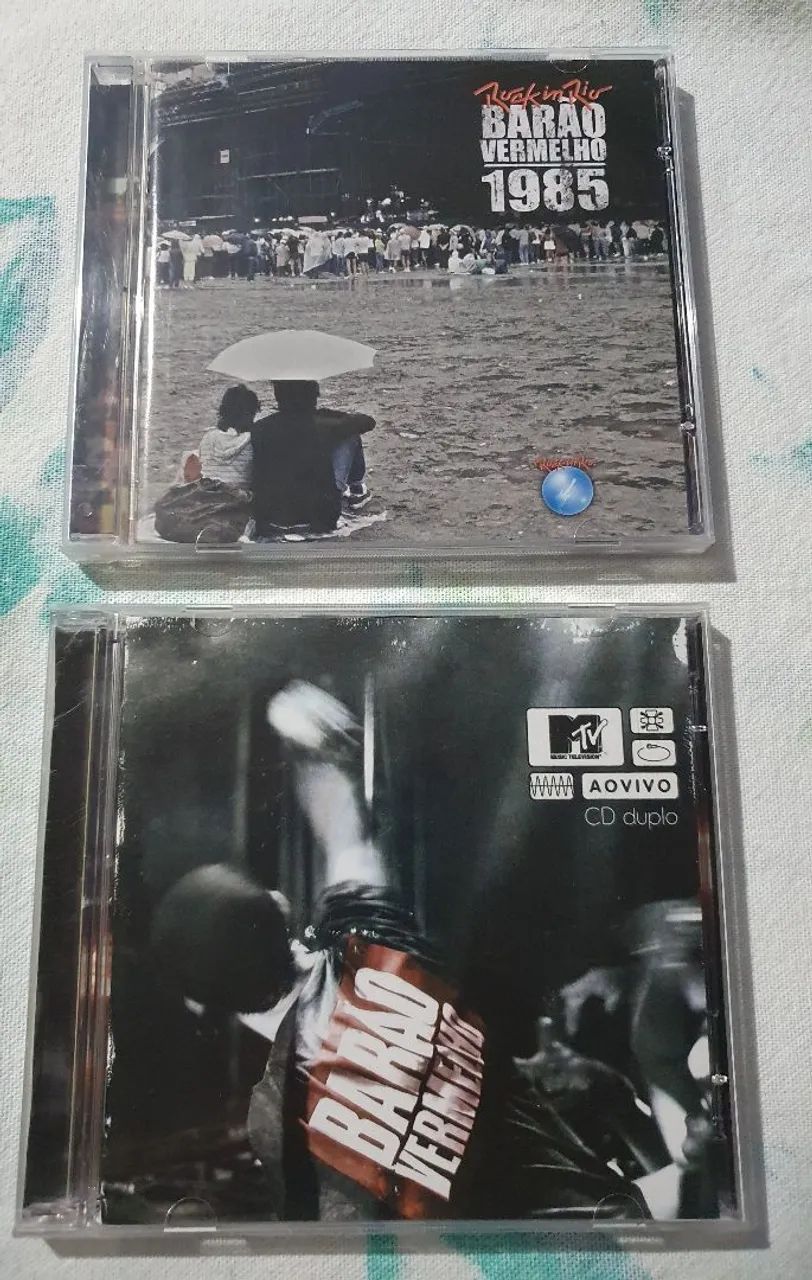Lote com CDs Discografia Bar ão Vermelho com 4 CDs - Foto 2