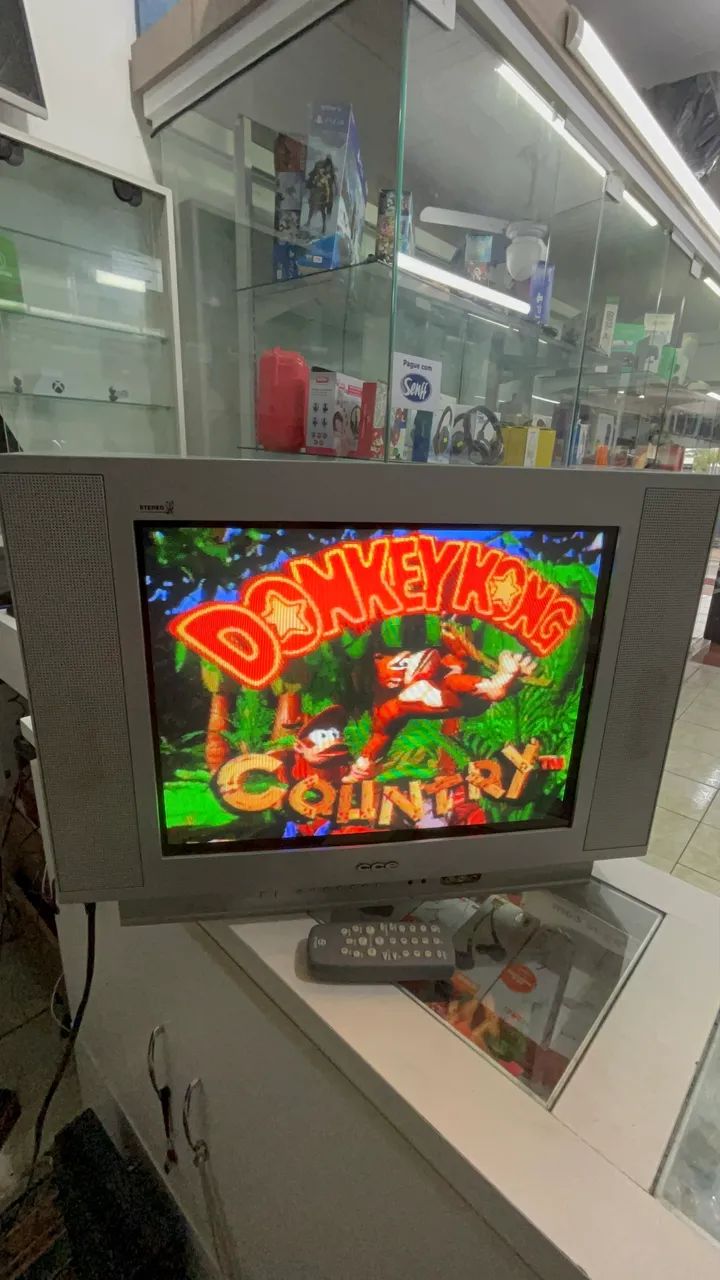 Tv retrô games cce tela plana crt tubo 21 polegadas  - Foto 2