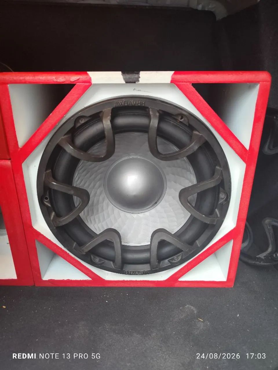 Caixa 4 vias Bravox uxp 12 polegadas 500 RMS personalizada 