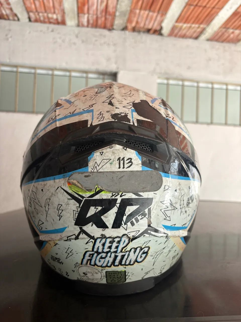 Capacete Ls2 Ff358 Rafael Paschoalin Amarelo Tamanho 62 - Foto 5