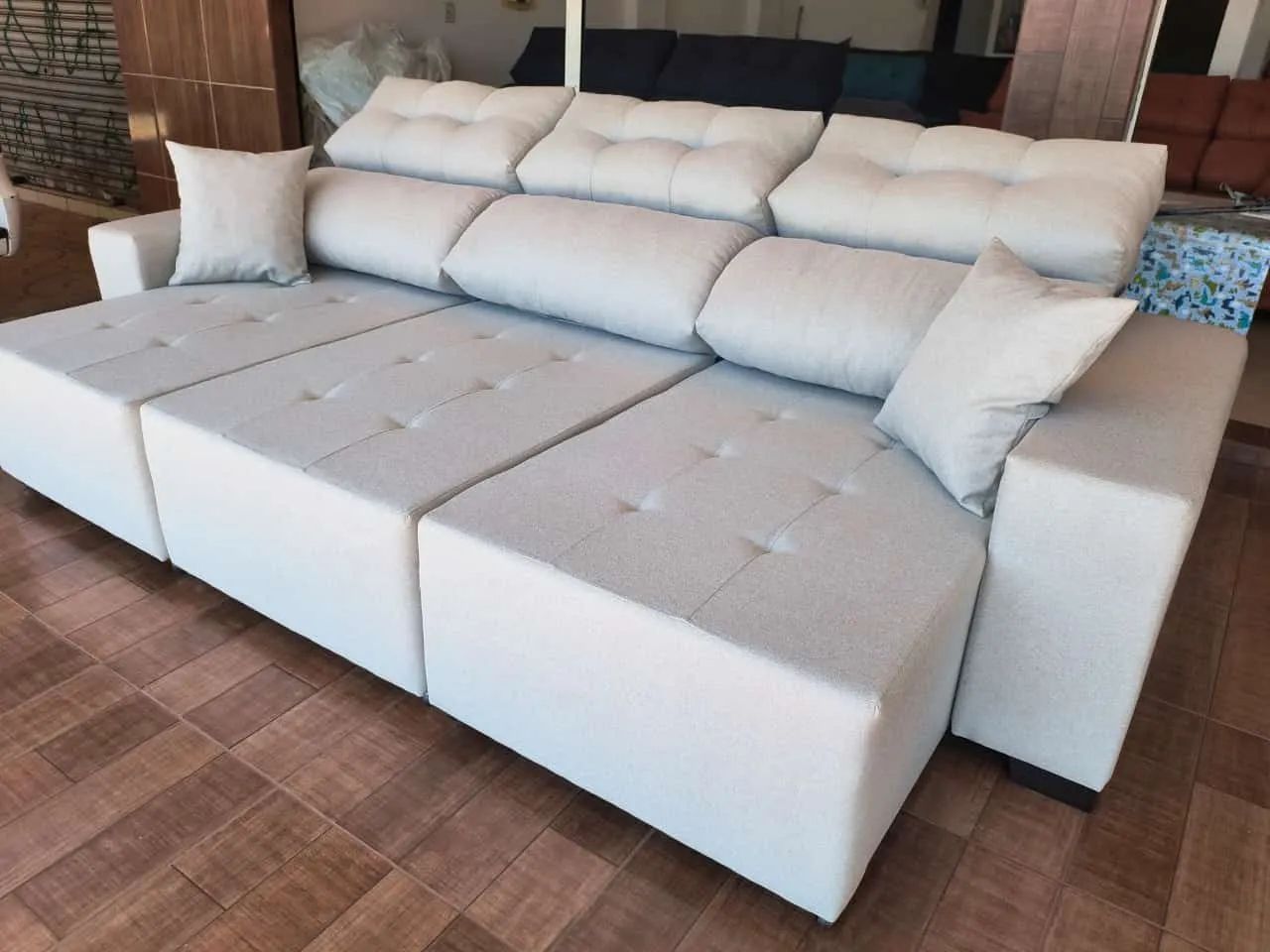 Sofá retrátil e reclinável Pronta entrega. - Foto 3