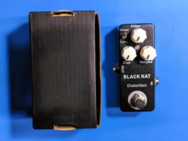 Pedal distortion black rat mosky, NOVO! - Instrumentos musicais