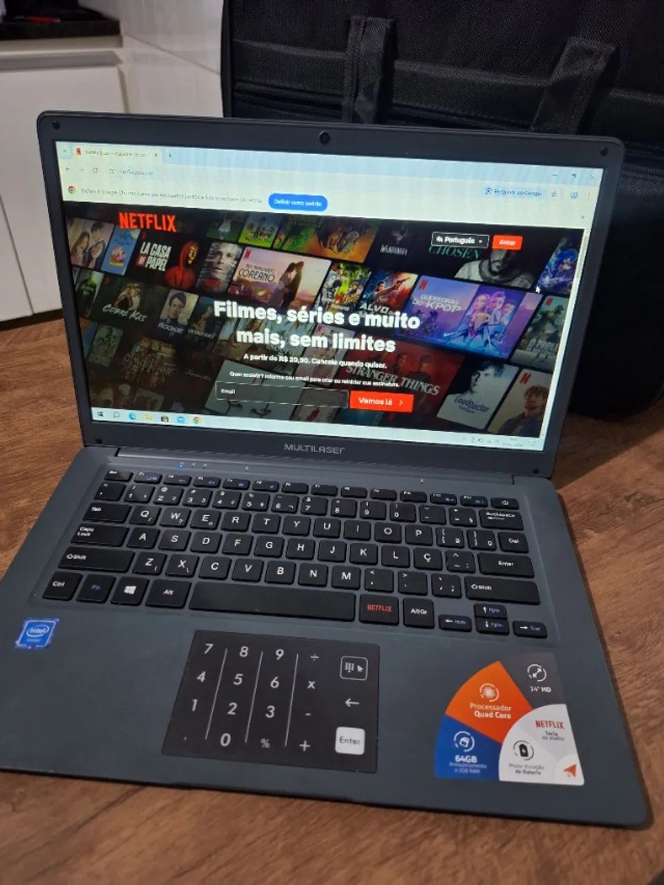 Notebook Multilaser 14" Quad Core