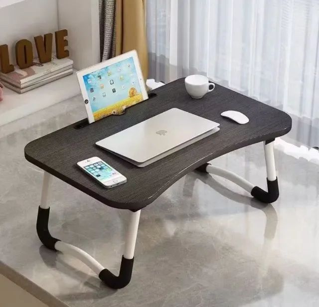 Mesa portátil para notebook cor cinza, nova  - Foto 2
