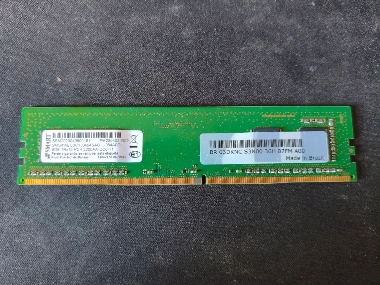 Memória RAM 8GB DDR4 3200MHz