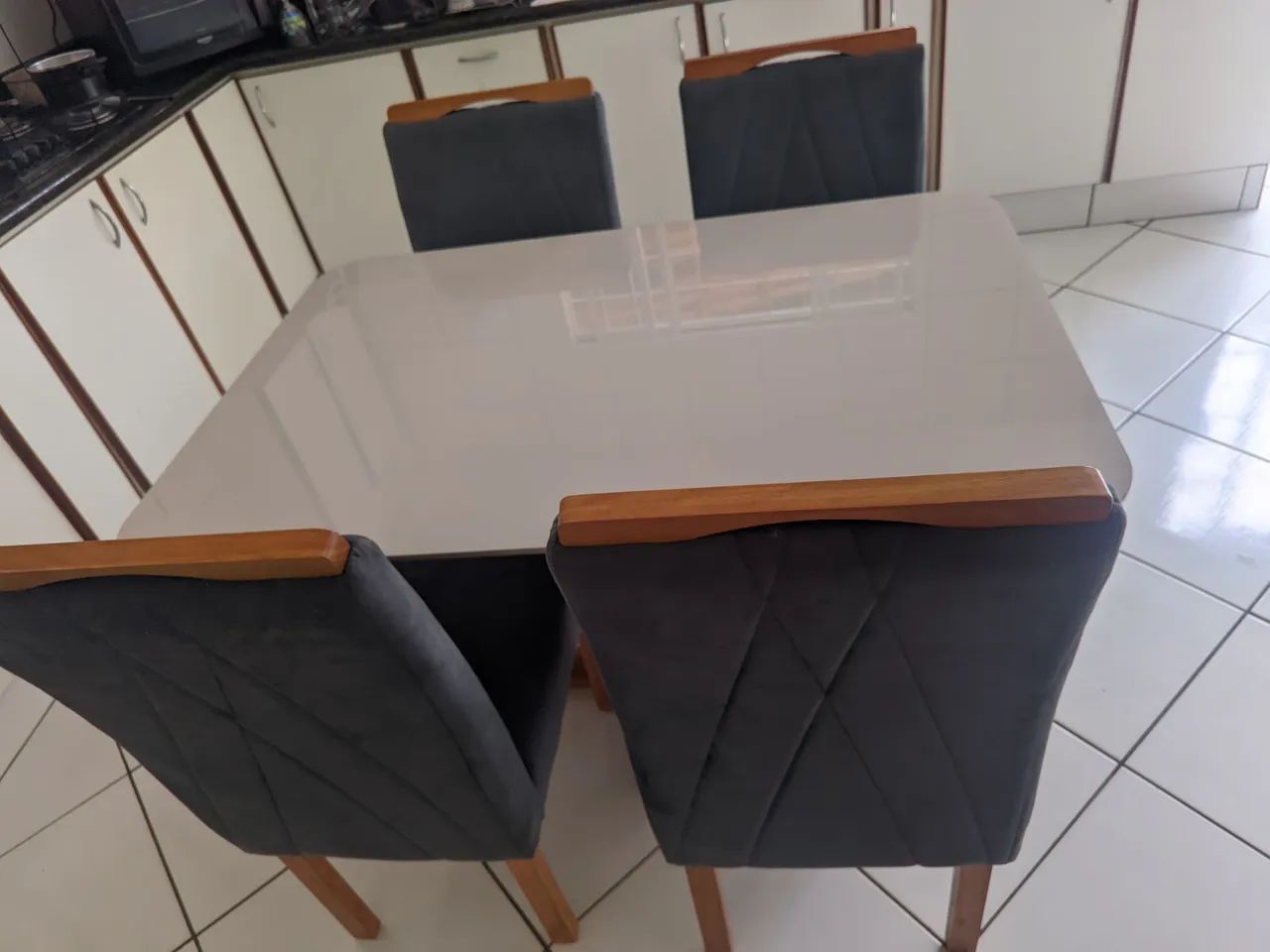 Mesa de jantar de vidro  - Foto 5