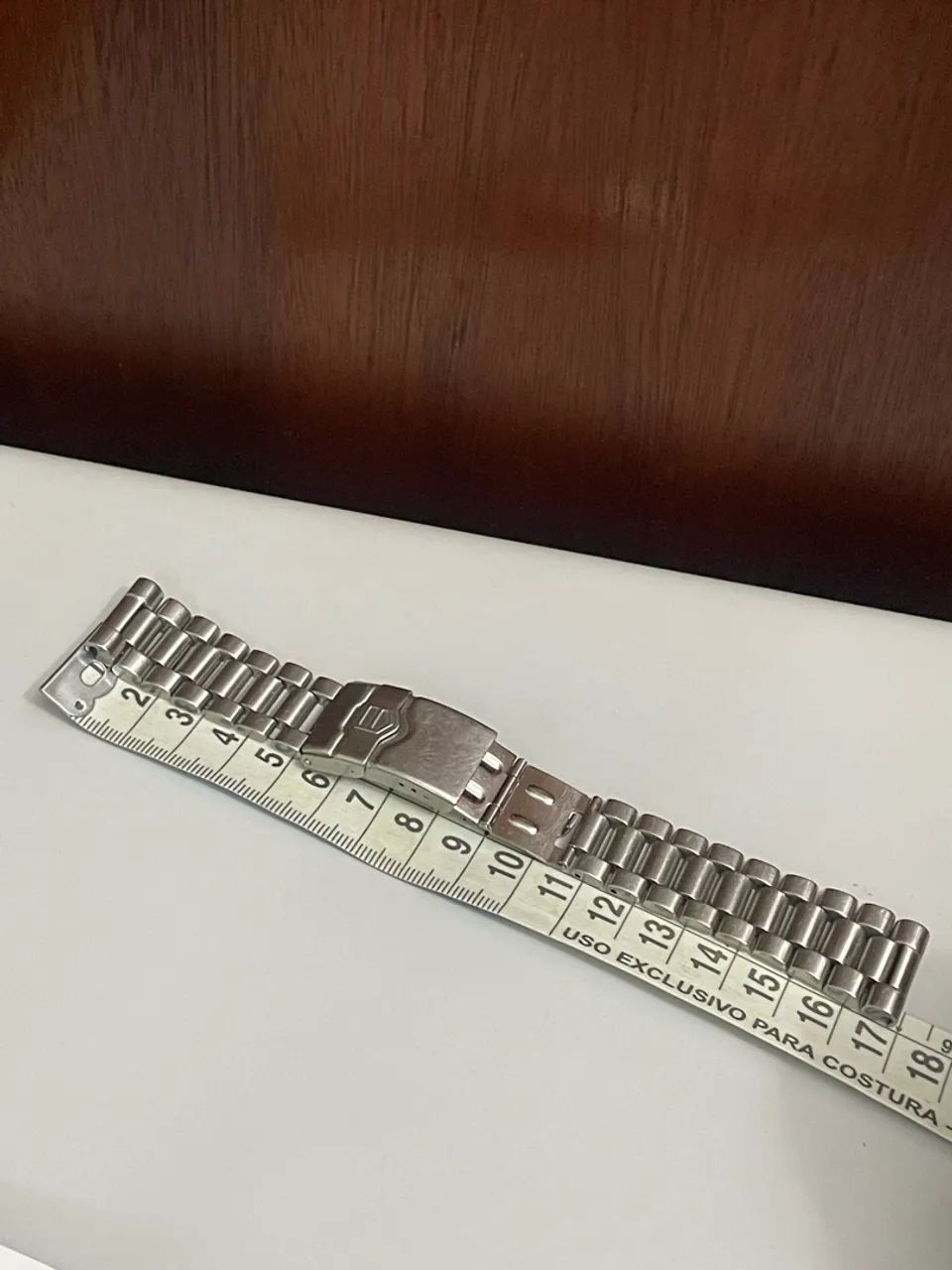 Pulseira Original Tag Heuer Fórmula De Aço com Extensor 20 mm - Foto 3