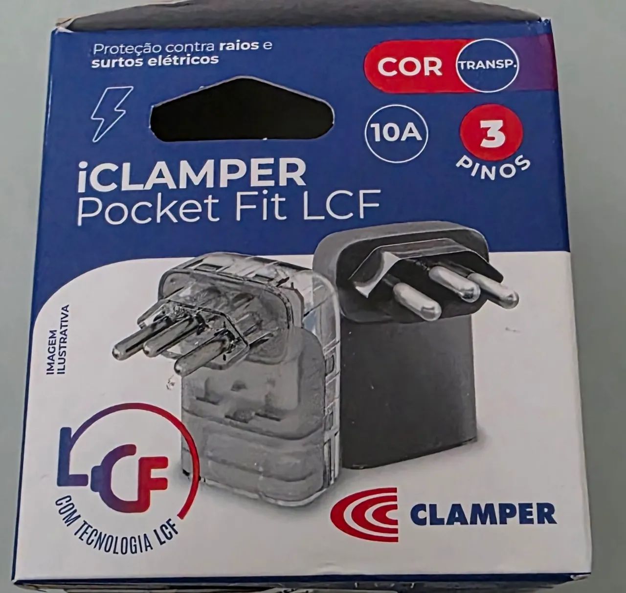 Tomada ICLAMPER Pocket - Proteção para equipamentos eletrônicos 