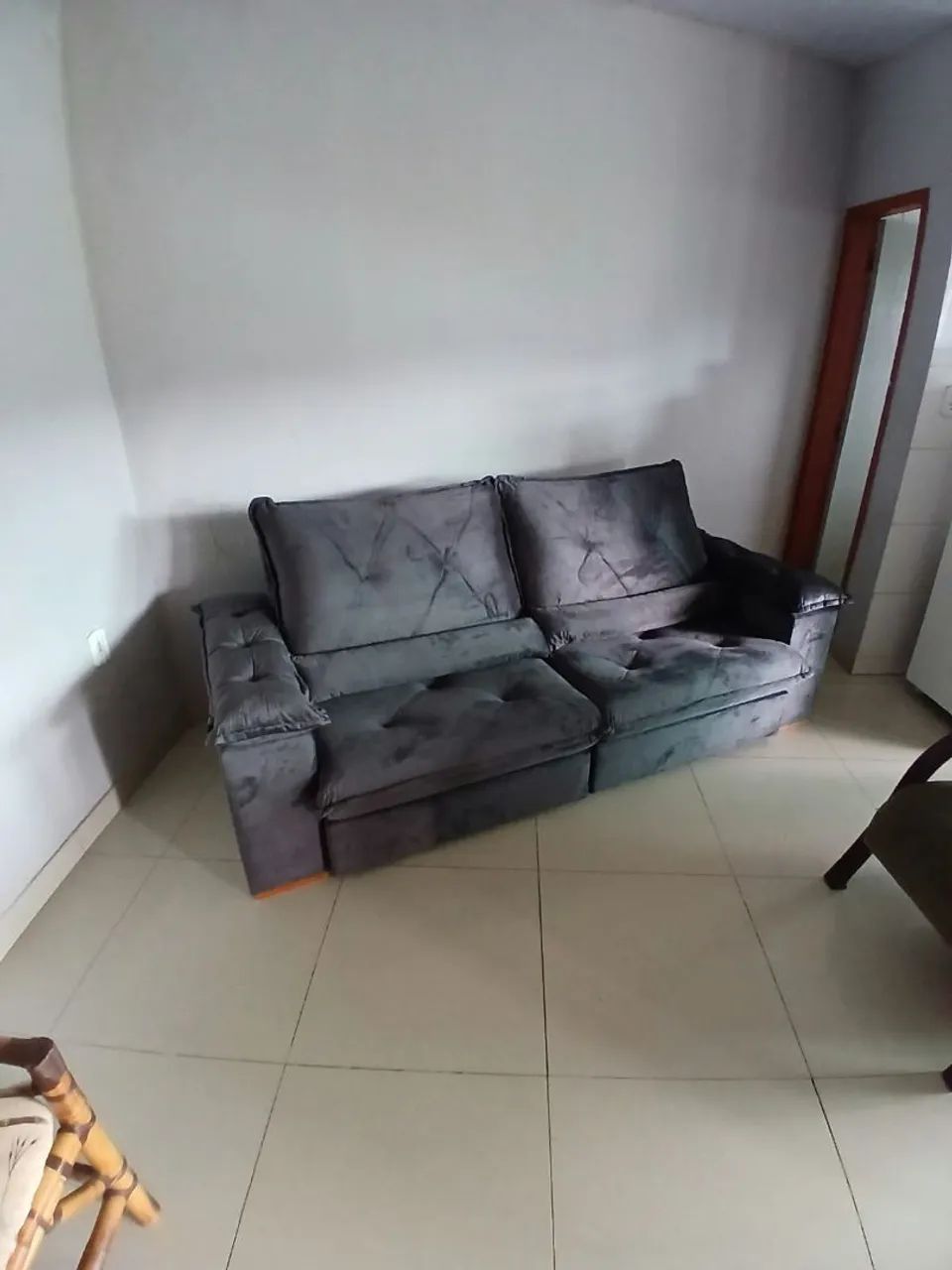 Sofá retrátil e reclinável 2,00m novo - Foto 2
