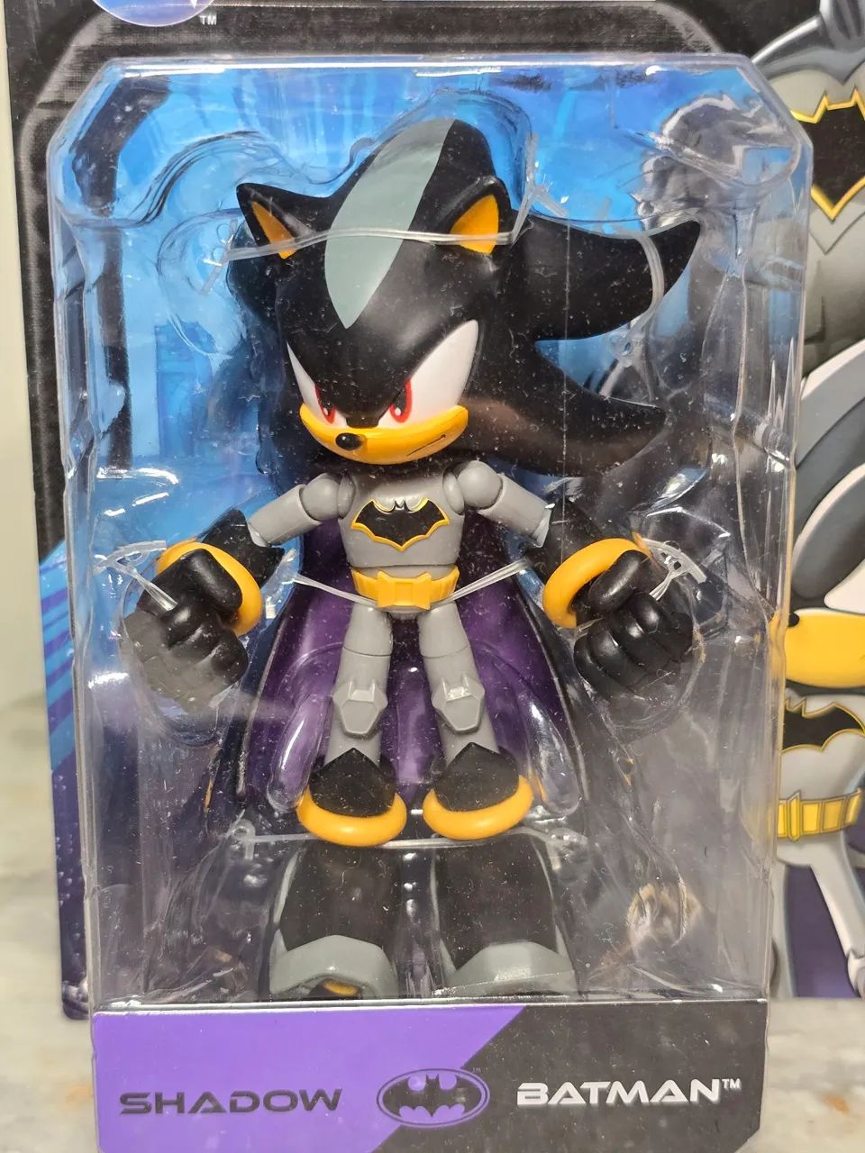 DC x Sonic Jakks Shadow Batman lacrado - Foto 2