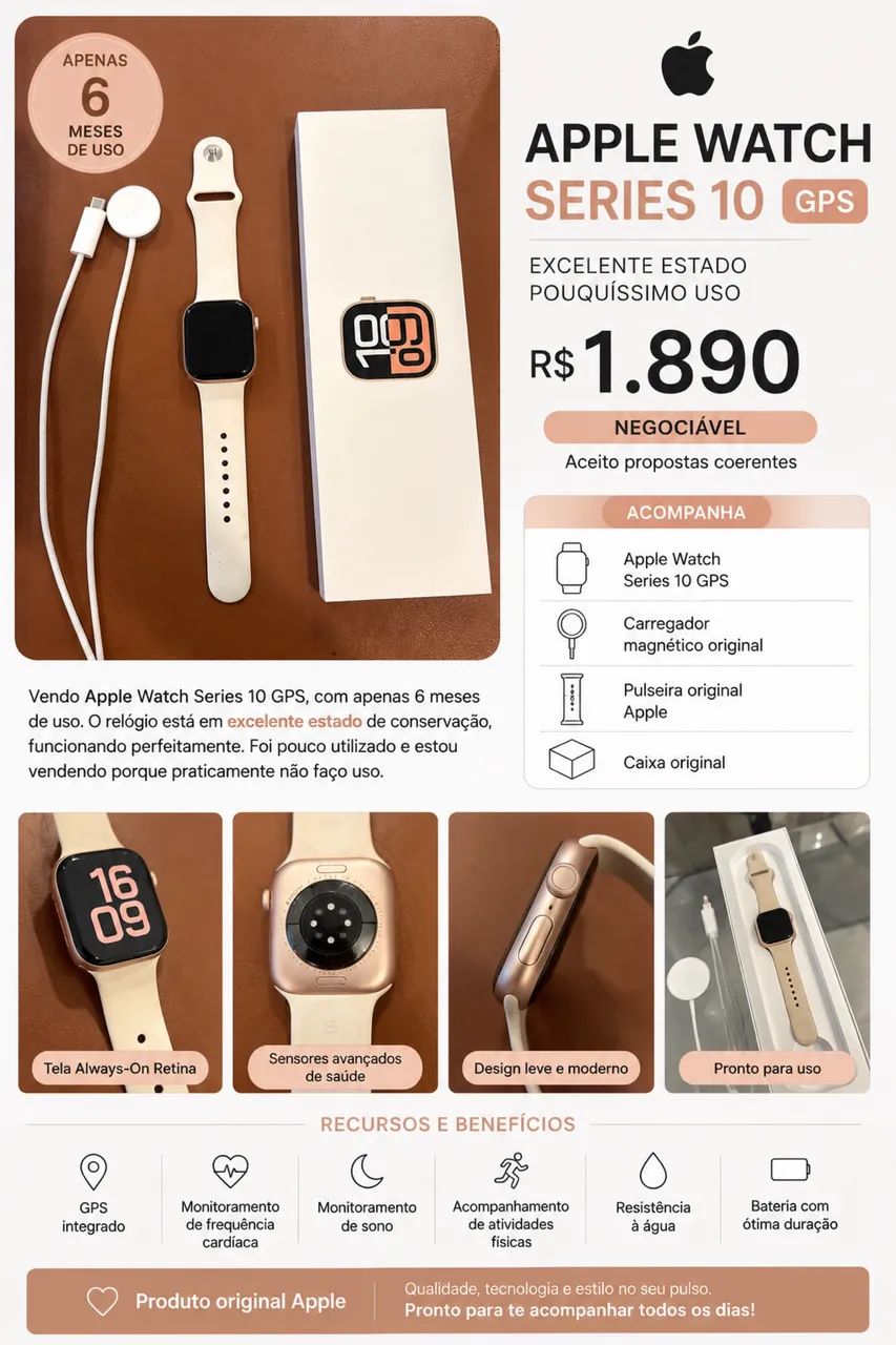 Apple Watch Series 10 -GPS