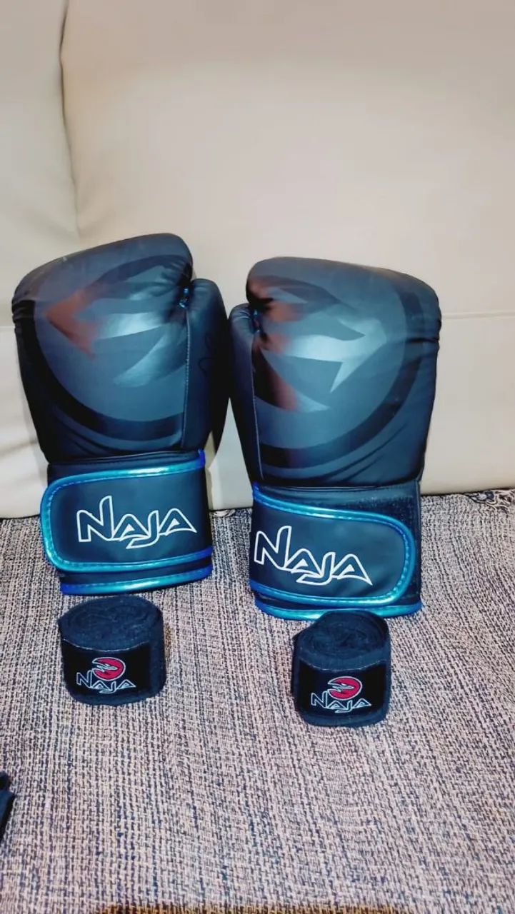 Luvas de boxe e muay thai naja 10 oz - Foto 3