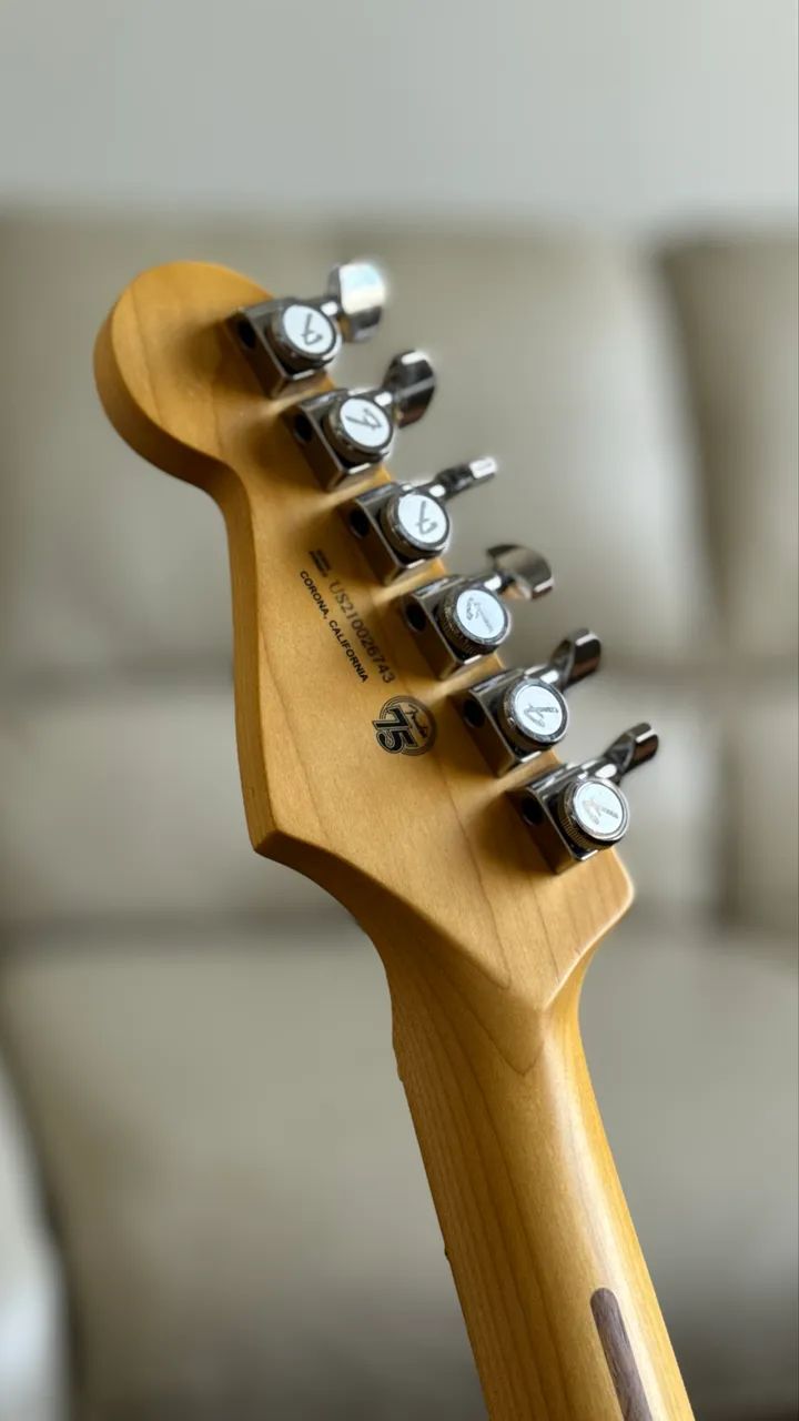 Guitarra Fender American Professional Miami Blue  - Foto 5