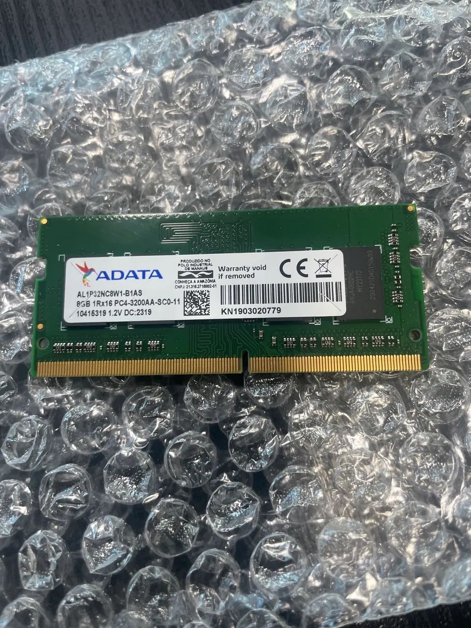 Memória DDR4 notebook 8gb adata 